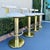 Mid-Century Modern Design for Leisure Brass Bar Stools, 1980s For Sale - Image 3 of 10