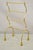 Vintage Italian Hollywood Regency Gold Gilt Metal Iron Towel Rack W/ Tassel Feet For Sale - Image 9 of 9