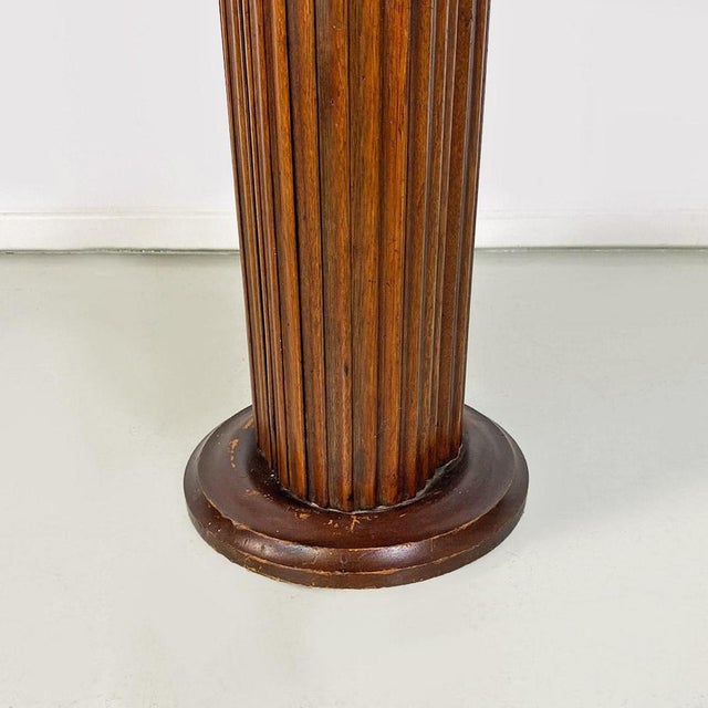 Pedestal or Column Display Stand in Wood, Early 1900s For Sale - Image 10 of 15
