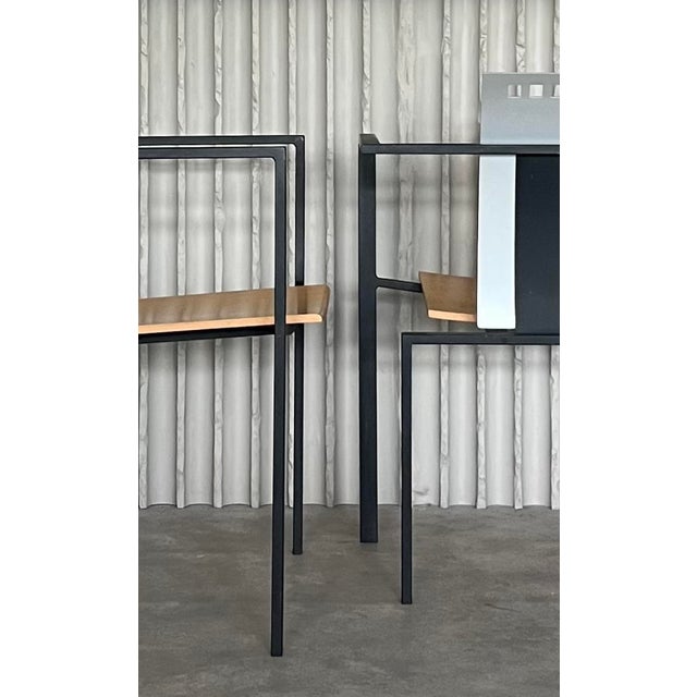 Postmodern Armchairs by Karl Friedrich Förster for KFF, Germany, 1980s, Set of 4 For Sale - Image 6 of 7