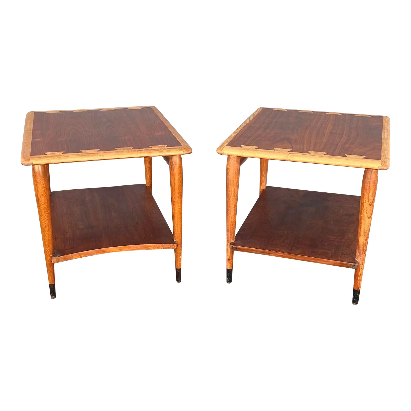 Pair of Lane Acclaim Side Tables With Classic Dovetail Detail Chairish