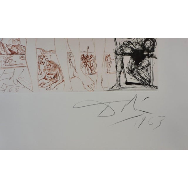 Salvador Dalí 1960s Salvador Dali the Mythology Judgment of Paris For Sale - Image 4 of 5