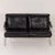 Black Leather Sofa by Preben Fabricius for Walter Knoll, 1990s For Sale - Image 12 of 16