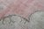 1970s Vintage Handmade Wool Cotton Pink Runner Rug For Sale - Image 10 of 11
