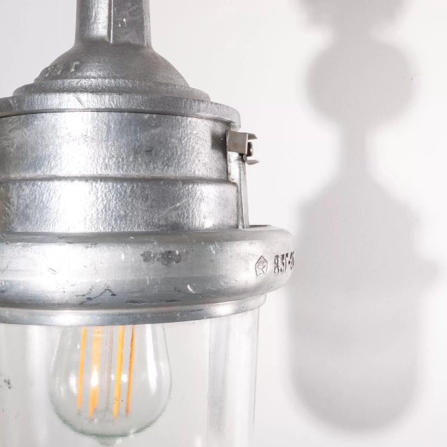 Industrial Explosion Proof Pendant Light with Glass Domes, 1960s For Sale - Image 12 of 12