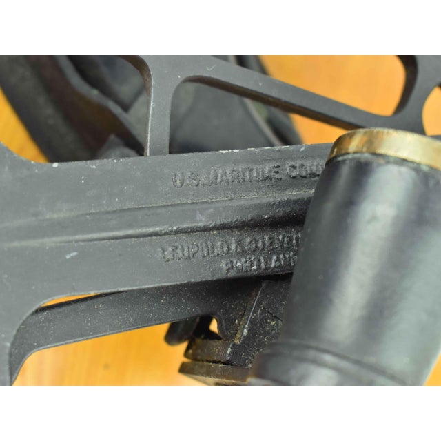 Authentic 1944 Leupold & Stevens Instruments Sextant Ship Navigator Wall Decor Usa For Sale - Image 12 of 12