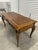 1970s Vintage Karges French Provincial Walnut Executive Writing Desk With Embossed Leather Top For Sale - Image 5 of 18