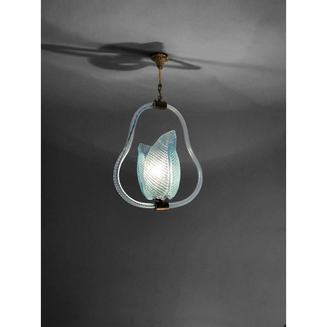 Murano Glass Ceiling Fixture from Barovier & Toso, 1960s For Sale - Image 4 of 18