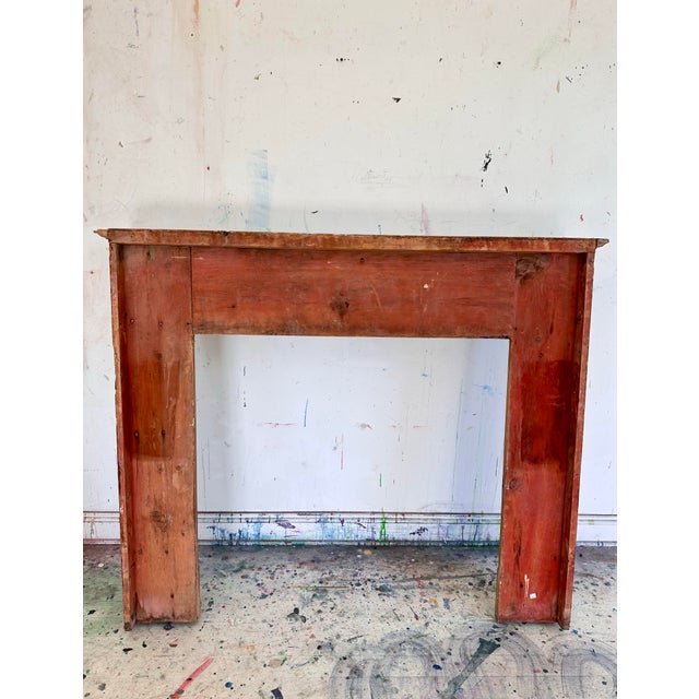 English Pine Mantle in the Adam's Style For Sale - Image 9 of 12