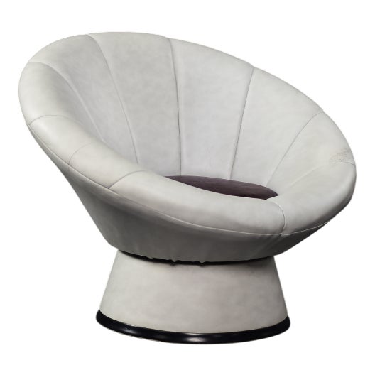 Mid-Century Italian Modern Space Age Swivel Flower Chair, 1970s For Sale