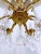 Vintage Spanish Chandelier With Crystal Prisms For Sale - Image 4 of 8