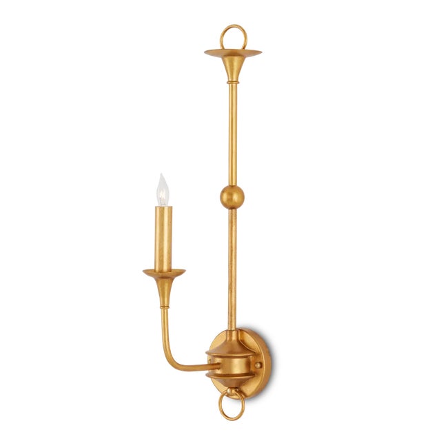 Not Yet Made - Made To Order Currey & Company Nottaway Gold Wall Sconce For Sale - Image 5 of 5