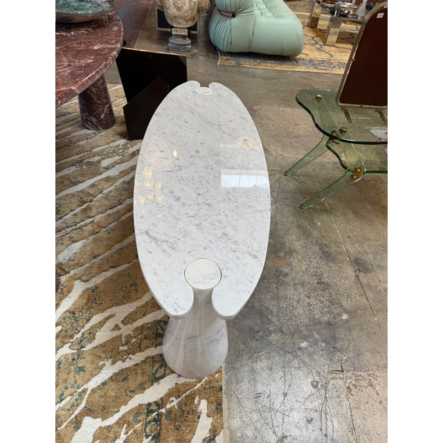 Angelo Mangiarotti Angelo Mangiarotti “Eros” White Marble Coffee Table, Italy, 1970s For Sale - Image 4 of 10