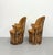 Vintage Leather & Wood Armchairs - A Pair For Sale In West Palm - Image 6 of 8
