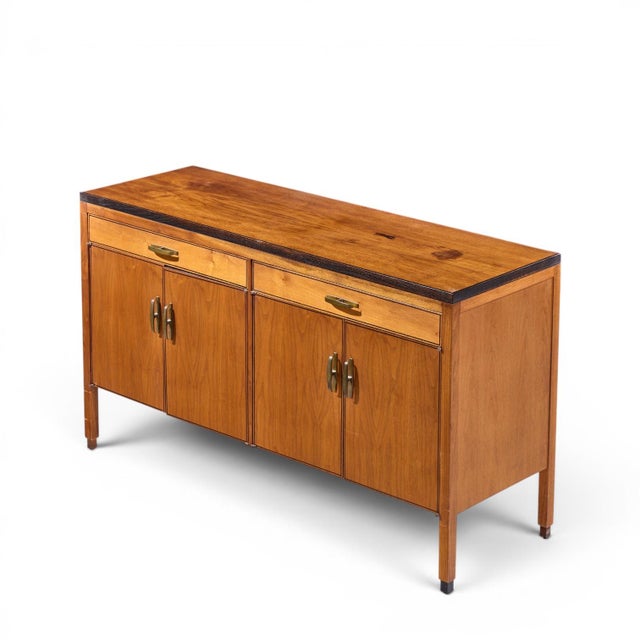 Kipp Stewart for Calvin Mid Century Ebonized Teak Credenza For Sale - Image 11 of 11