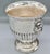 Antique English Silver Plate Champagne Bucket | Lion Mask Ring Handles | Hand Chased | Regency Style | Made in England For Sale In Austin - Image 6 of 13