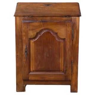 19th Century Wooden Secretary Rustic with Flap For Sale