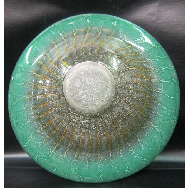 Glass Early 20th Century IKORA Art Glass Bowl by WMF For Sale - Image 7 of 9