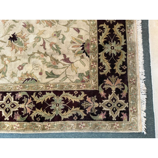7ft 10in X 9ft 11in Hand Knotted Area Rug For Sale - Image 15 of 18