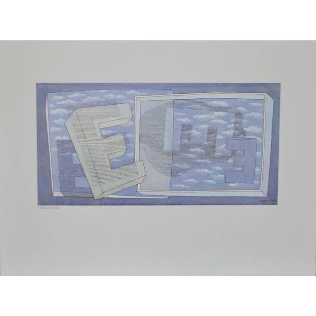 Rare 1965 Herbert Bayer "Tender Picture E" Offset Lithograph – Bauhaus Masterpiece For Sale - Image 10 of 10