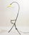 Mid-Century Wrought Iron Tripod Floor Lamp with Shelf, Italy, 1960s For Sale - Image 11 of 12