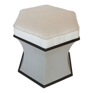 Woodbridge Furniture Hexagon Ottoman For Sale