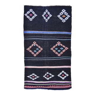 Late 20th Century Vintage Moroccan Rug - 3'7" X 5'10" For Sale