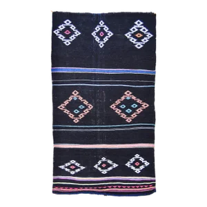 Late 20th Century Vintage Moroccan Rug - 3'7" X 5'10"