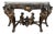 Ornate Bronze Cherub Console Table, Granite Top - For Sale