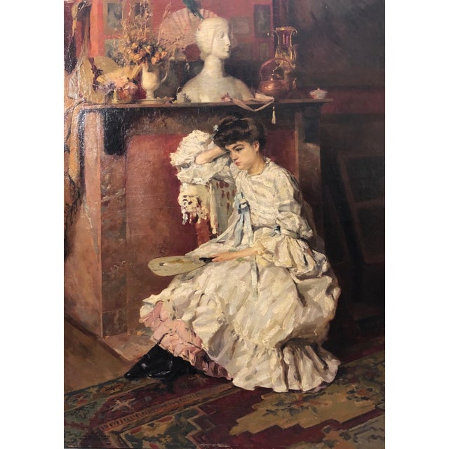 Ernest Jean Joseph GODFRINON (1878/1926 ) Belgian Impressionist Born at Elsene in Belgium in 1878, Godfrinon studied at...