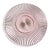 Early 20th Century Art Deco Hollywood Regency Boho Chic Depression Era Pink Glass Starburst Charger For Sale