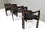 Pamplona Chairs in Black Leather by Augusto Savini, Italy, 1965, Set of 3 For Sale - Image 4 of 18