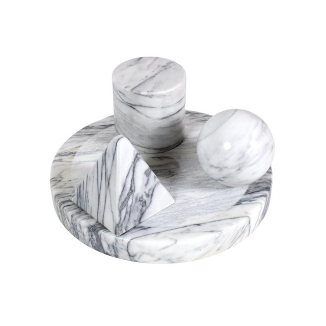 Mid-Century Modern Metafora Marble Coffee Table by Vignelli for Casigliani For Sale - Image 12 of 12