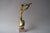 1980s Abstract Brass Musician Sculpture on Travertine Base, 1980s For Sale - Image 5 of 11