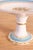 19th Century English Turquoise and White Floral Painted Faience Serving Piece For Sale - Image 4 of 7