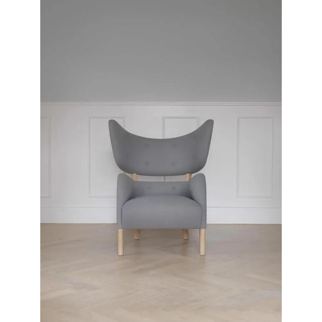 Not Yet Made - Made To Order Set of Honey Raf Simons Vidar 3 Smoked Oak My Own Lounge Chairs by Lassen For Sale - Image 5 of 6