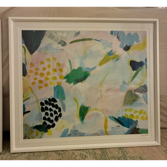 Wood Laura Gee Signed Limited Edition Prints in Custom Trowbridge Gallery Frames - a Pair For Sale - Image 7 of 11