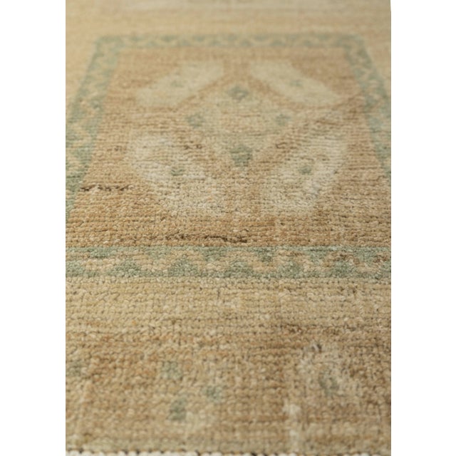 Turkish Turkish Mini Rug Oriental Hand Knotted Vintage Rug 1'8" x 3'10" #21174 For Sale - Image 3 of 8