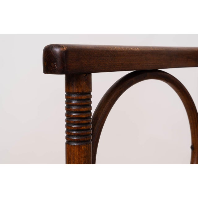 Antique Vienna Secession Bentwood Bench by Josef Hoffmann, 1910 For Sale - Image 9 of 10