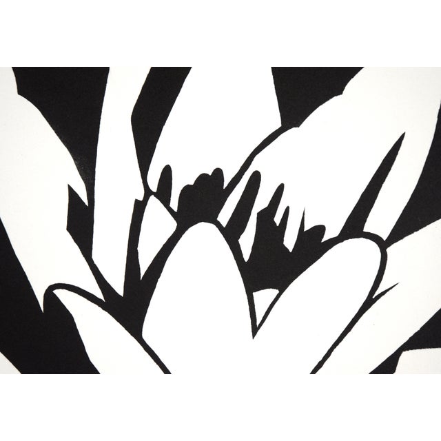 Contemporary White Lily - Minimalist Pop Art Screenprint by David Mar For Sale - Image 3 of 8