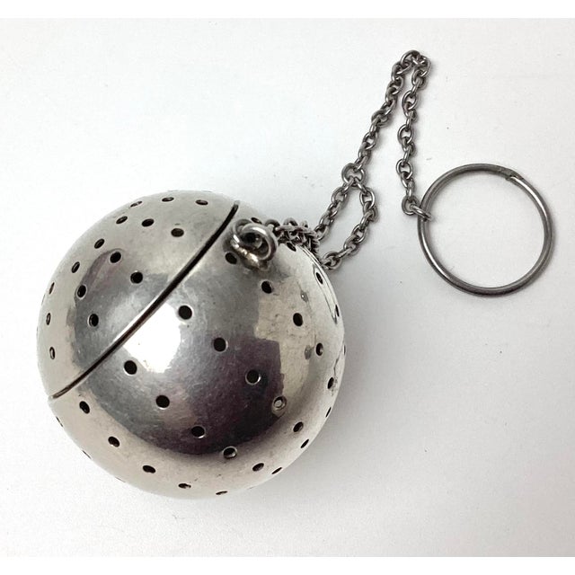 Early 1900s Blackinton Sterling Silver Tea Ball Infuser For Sale - Image 4 of 5