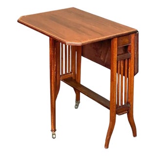 English Drop-Leaf Sutherland Table of Mahogany Attributed to Spillman & Co. For Sale