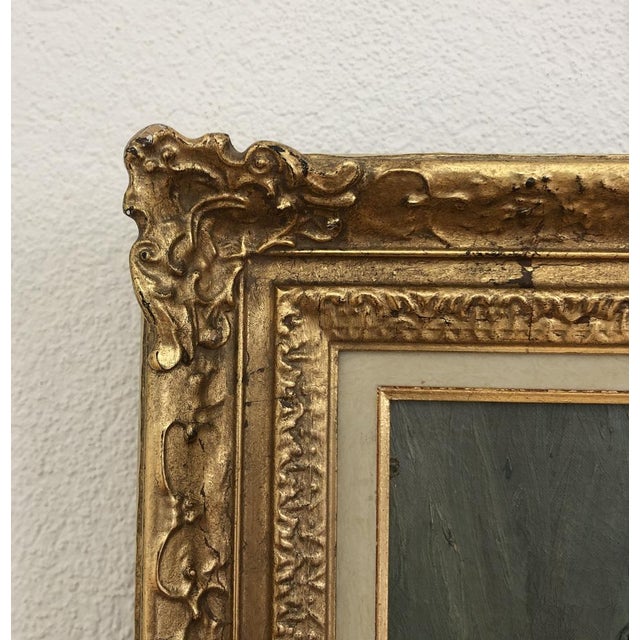 Pierre Jaques, Femme à la blouse rose, Oil on Canvas, Framed For Sale - Image 7 of 10