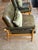 Leather & Cane Arm Chair For Sale In New York - Image 6 of 12