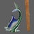 Vintage Italian Hand-Blown Art Glass Fish Figurine For Sale - Image 4 of 8
