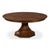 Art Deco Warm Brown Oak Expanding Dining Table - 85 1/2" For Sale - Image 3 of 13