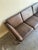 Vintage Danish Brown Leather Sofa in Style of Stouby | Mid-Century Modern 3-Seat Couch For Sale - Image 10 of 10
