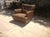 Animal Skin Mid-Century Modern Leather Club Chair For Sale - Image 7 of 10