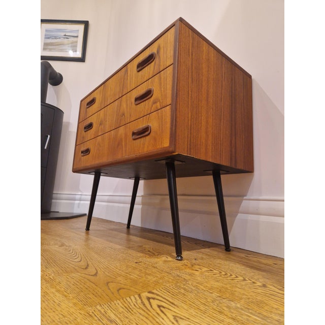 Teak Fresco Chest of Drawers with Tapered Legs from G Plan, 1960s For Sale - Image 13 of 17