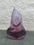 Mid-Century Modern ZBS Zelezny Brod Skol Miloslav Klinger Neodymium Bohemian Glass Vase 11” For Sale - Image 3 of 5